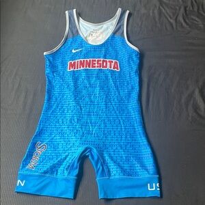 Nike Blue Mn USA wrestling singlet | MNStorm | large boys